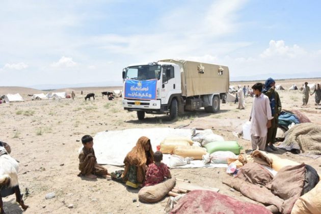 PAF continues rescue and relief operations continue in the flood affected areas of Sindh and Balochistan
