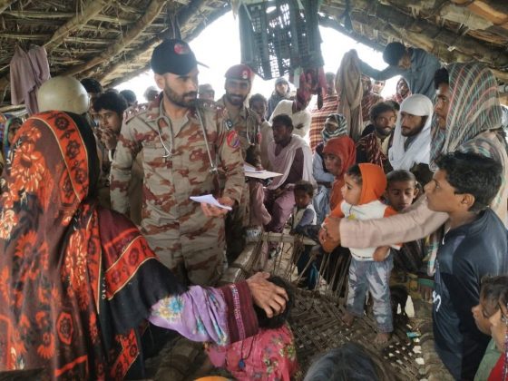 PAK ARMED FORCES continues rescue and relief efforts in flood-hit areas of Balochistan – Sindh and GB