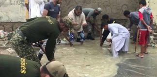 PAK NAVY Continues Humanitarian Assistance & Disaster Relief (HADR) Operations In Different Flood-Affect Coastal Areas Of Balochistan And Sindh