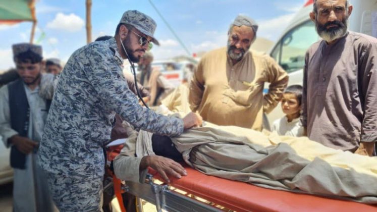 PAKISTAN MILITARY continues relief efforts in flood-hit Gwadar