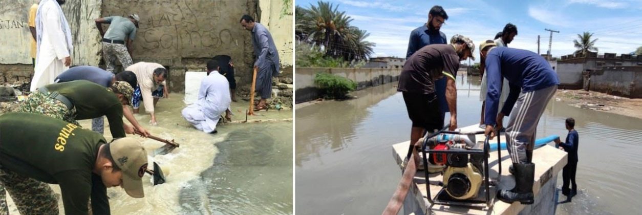 PAKISTAN NAVY continues relief and assistance operations in rain-affected areas of Balochistan and Sindh