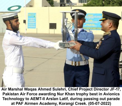 Passing Out Parade Of PAF Aero Apprentices Held At PAF AIRMEN Academy Korangi Creek In Karachi