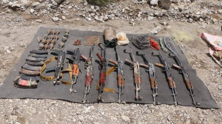Weapons recovered from iranian and indian state backed terrorists