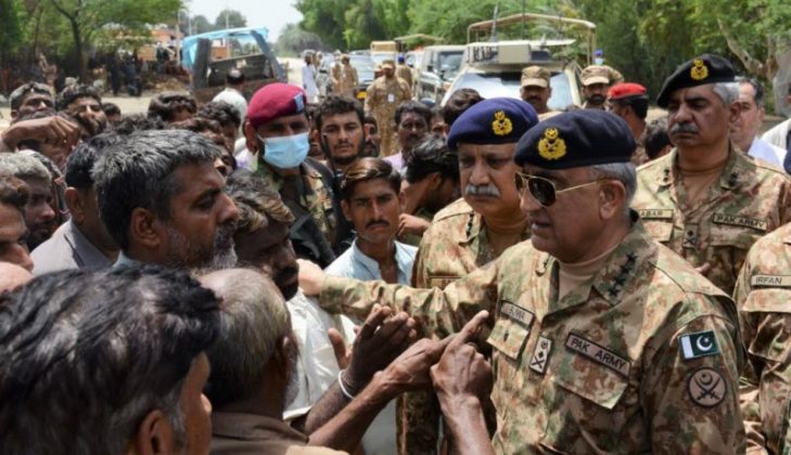 COAS spends day with flood victims in Khairpur, Kambar Shahdad Kot