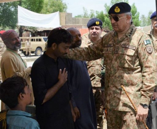 COAS visits flood affected areas of Khairpur & Kambar Shahdad Kot