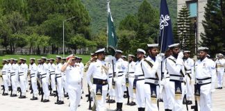 Commander Of The Iraqi Navy Held One On One Important Meeting With CNS Admiral Muhammad Amjad Khan Niazi At NAVAL HQ Islamabad