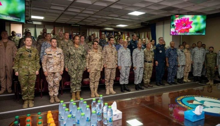 Independence Day was also celebrated at HQ Combined Maritime Forces Bahrain under the Auspices of PAKISTAN NAVY Led CTF-151 in Bahrain