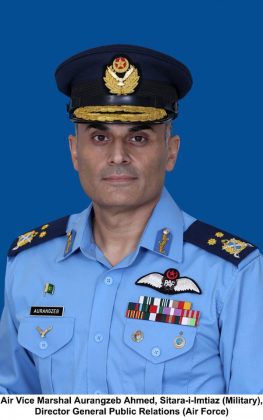 PAF Appoints Air Vice Marshal Aurangzeb as new DGPR AIR FORCE
