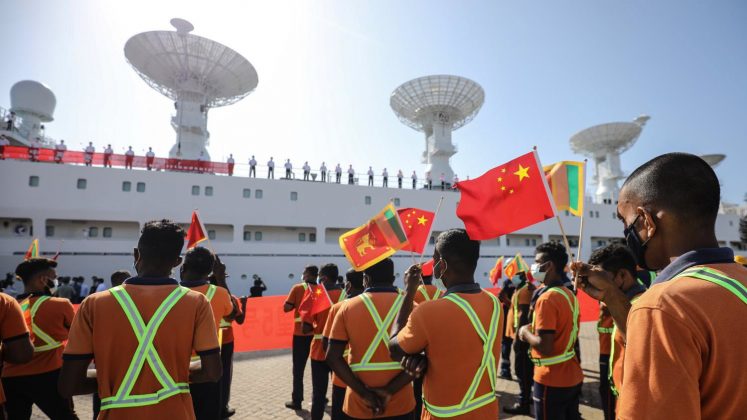 PAKISTAN Iron Brother CHINA Yuan Wang 5-Class Spy ship arrives in Sri Lanka amid terrorist country india's ‘security’ concerns