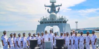 PAKISTAN NAVY Stealth Warship PNS TAIMUR Visits Sihanoukville Port In Cambodia As Part Of The Flag Showing Mission And Goodwill Visit