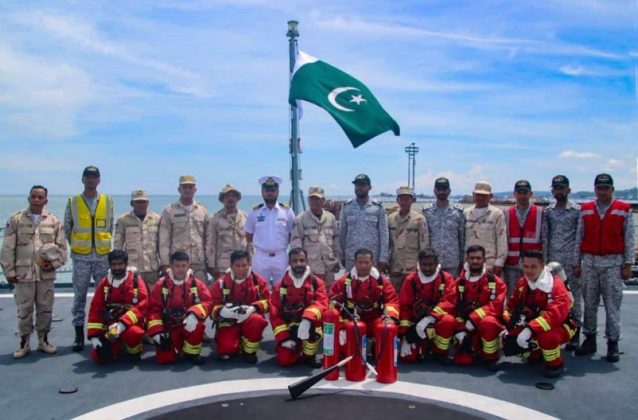 PAKISTAN NAVY Stealth Warship PNS TAIMUR paid maiden visit to Cambodia as part of Flag Showing Mission