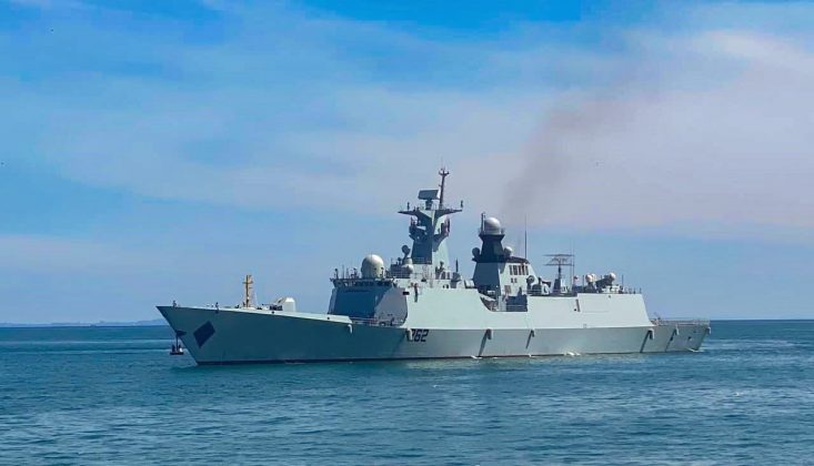 PAKISTAN NAVY Stealth Warship PNS TAIMUR visits Cambodia as part of Flag Showing Mission
