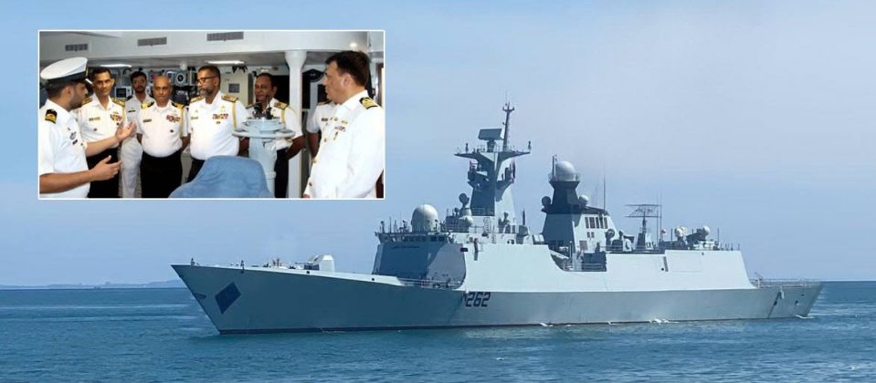 PAKISTAN NAVY's Newly Inducted Highly Advanced Stealth Warship PNS TAIMUR Paid Goodwill Visit To Friendly Country Sri Lanka Near The Territory Of Terrorist Country india