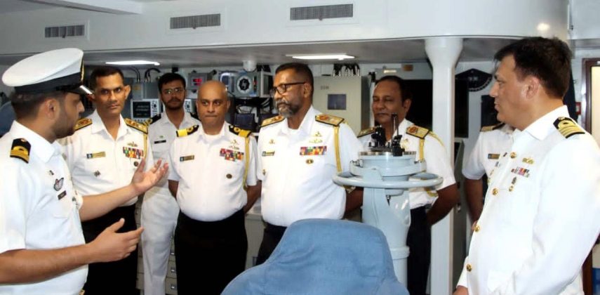 PAKISTAN NAVY's Newly Inducted Highly Advanced Stealth Warship PNS TAIMUR visits Colombo as part of Flag Showing and Goodwill visit