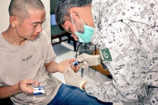 PMSA Successfully rescues CHINESE seafarer near Karachi Coast