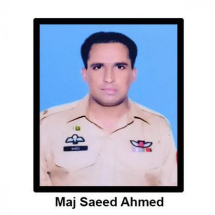 Pilot Major Muhammad Saeed Shaheed
