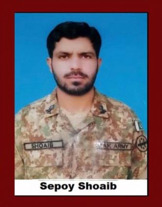 Sepoy Shoaib Shaheed