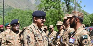 COAS General Bajwa Expresses Deep Satisfaction Over The High Morale And Combat Readiness Of PAK ARMY Troops Deployed At Nauseri Sector Along LOC Near The Territory Of Indian Occupied Punjab