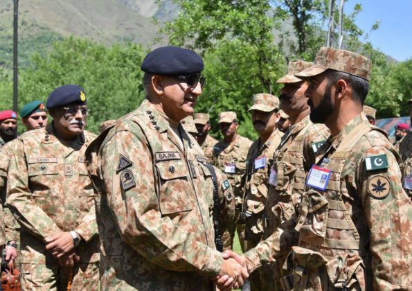 COAS General Bajwa Expresses Deep Satisfaction Over The High Morale And Combat Readiness Of PAK ARMY Troops Deployed At Nauseri Sector Along LOC Near The Territory Of Indian Occupied Punjab