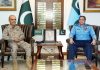 Director Joint Chiefs Of Staff Of Saudi Armed Forces Held One On One High-Profile Important Meeting With CAS Air Chief Marshal Zaheer Ahmed Babar At AIR HQ Islamabad