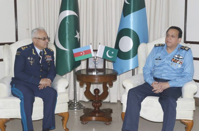 CAS Air Chief Marshal Zaheer Ahmed Babar Held One On One High-Profile Important Meeting With Commander AZERBAIJAN Air Force Lieutenant General Ramiz Tahirov During The Sidelines Of IDEAS 2022