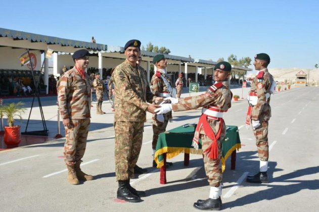 Corps Commander Quetta Lieutenant General Asif Ghafoor attends the passing out Parade of 66 Batch Recruits of FC at Loralai