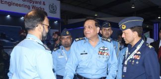 PAK AIR CHIEF Air Chief Marshal Zaheer Ahmed Babar Attends The Inaugural Ceremony Of 11th Edition of International Defense Exhibition IDEAS 2022 In Karachi