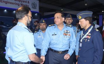 PAK AIR CHIEF Air Chief Marshal Zaheer Ahmed Babar Attends The Inaugural Ceremony Of 11th Edition of International Defense Exhibition IDEAS 2022 In Karachi