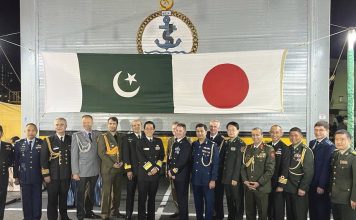 PAKISTAN NAVY Stealth Warships PNS NASR And PNS SHAMSHEER Participates In International Fleet Review (IFR) At Yokosuka Port In Japan