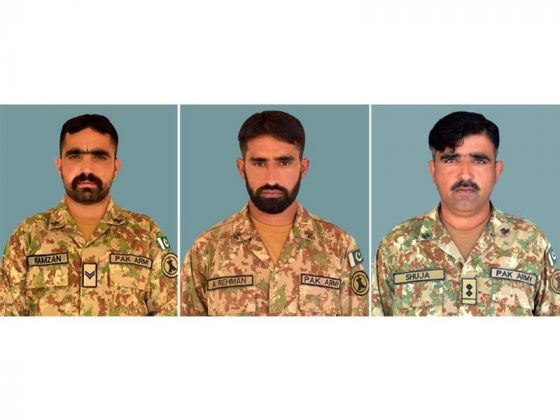 3 soldiers martyred and 2 indian and iranian state backed terrorists killed in Kurram fire exchange - ISPR