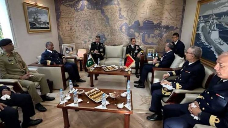 CNS Admiral Muhammad Amjad Khan Niazi Held One On High-Profile And Important Meeting With The Naval Chief of Royal Moroccan Navy During Official Visit To Morocco