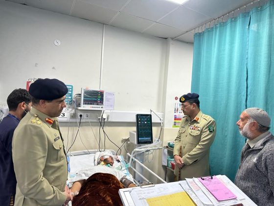 COAS visits soldiers injured during operation against iranian and indian state backed terrorists in Bannu