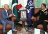 PAK NAVAL CHIEF And Moroccan Envoy Discusses The Grave Issue of iranian And indian State Backed And State Funded Terrorism In Sacred Country PAKISTAN At NAVAL HQ Islamabad