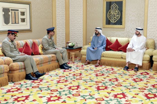 PAK ARMY CHIEF General Asim Munir meets with the UAE Vice President And Defense Minister H.H Sheikh Mohammed bin Rashid Al Maktoum during official visit to UAE