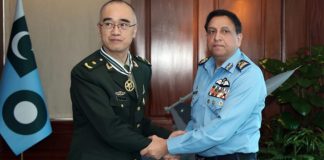 CAS Air Chief Marshal Zaheer Ahmed Babar Confers Coveted And Prestigious Hilal-i-Imtiaz (Military) Award Upon PAKISTAN Iron Brother CHINA DG BOMOTEC General Fan Jianjun At AIR HQ Islamabad