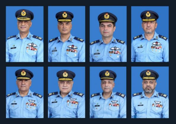 Eight PAKISTAN AIR FORCE officers promoted as Air Vice Marshal