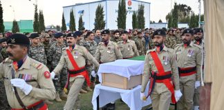 Brave Son Of Sacred Country PAKISTAN Sepoy Hamid Rasool Shaheed Laid To Rest With Full MILITARY HONORS In His Hometown Jaswal, Sepoy Hamid Rasool laid to rest with full MILITARY HONORS