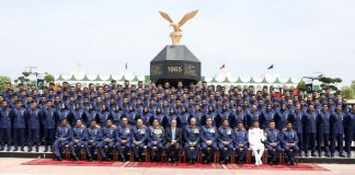 Graduation Ceremony Of 147 GD (P) And 101 Air Defense Courses Held At PAF Academy Asghar Khan At Risalpur