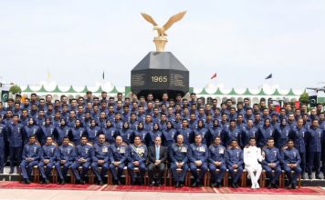 Graduation Ceremony Of 147 GD (P) And 101 Air Defense Courses Held At PAF Academy Asghar Khan At Risalpur