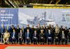 Keel Laying Ceremony Of PAKISTAN NAVY Second Cutting Edge And Highly Advanced Second Stealth Warship OPV-2600 Held At Damen Shipyard Galati In Romania