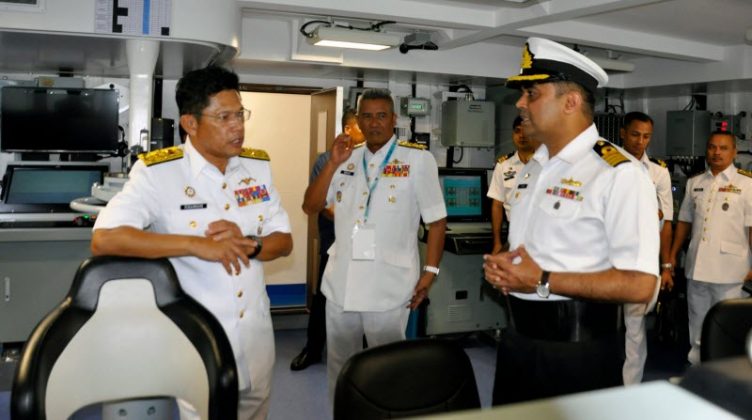 PAK NAVY Stealth Warhsip PNS SHAHJAHAN attends Langkawi Maritime & Aerospace Exhibition in Malaysia