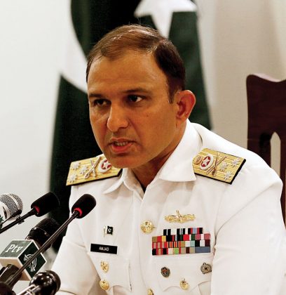 PAK NAVAL CHIEF Admiral Muhammad Amjad Khan Niazi Addresses the Course Participants Of National Security And War Course At NDU ISLAMABAD