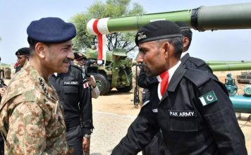 COAS Gen Asim Munir Witnesses The Live Firing Of Hi-Tech VT-4 MBTs And Shoot And Scoot Capabilities Of Nuclear Capable Long Range SH-15 Howitzers During Visit to Tilla Firing Ranges Near Jhelum