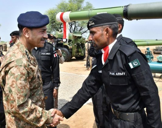COAS Gen Asim Munir Witnesses The Live Firing Of Hi-Tech VT-4 MBTs And Shoot And Scoot Capabilities Of Nuclear Capable Long Range SH-15 Howitzers During Visit to Tilla Firing Ranges Near Jhelum
