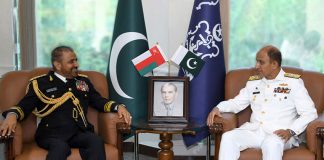 Chief of Staff Sultan Armed Forces Oman And PAK NAVAL CHIEF Discusses The Serious And Grave Issue Of indian And iranian State Sponsored Terrorism In Sacred Country PAKISTAN At NAVAL HQ Islamabad