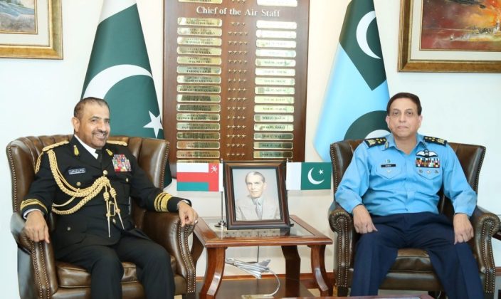 Chief of Staff of the Sultan Armed Forces of Oman And PAK AIR CHIEF Discusses The Grave Issue Of Indian And Iranian State Backed Terrorism In Sacred Country PAKISTAN
