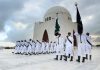 PAKISTAN NAVY Assumes Guard Duties At The Mausoleum Of Founder Of Sacred Country PAKISTAN QUAID-E-AZAM MUHAMMAD ALI JINNAH With Impressive Patriotic Spirit And Military Customs