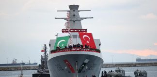 PAKISTAN NAVY Launches The Sacred Country PAKISTAN’s Indigenously Developed Fourth And Final MILGEM-Class Heavily Armed Stealth Warship PNS TARIQ In A Graceful Ceremony In Karachi