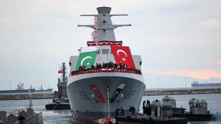 PAKISTAN NAVY Launches The Sacred Country PAKISTAN’s Indigenously Developed Fourth And Final MILGEM-Class Heavily Armed Stealth Warship PNS TARIQ In A Graceful Ceremony In Karachi