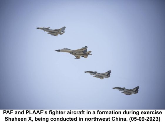 PAKISTAN and CHINA Joint Annual Strategic Tactical Air Exercise SHAHEEN-X Concludes in CHINA